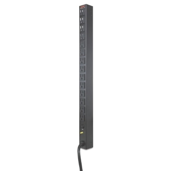 APC AP9551 PDU in vertical orientation showing full length with all outlets