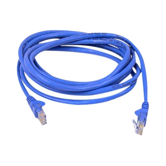 Belkin 3-foot blue Cat5e network patch cable with RJ-45 connectors