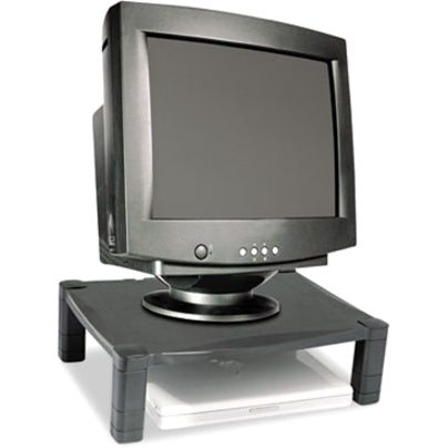 Kantek MS400 Single Platform Verstellbarer Monitorständer Hält bis zu 60 lb Schwarz