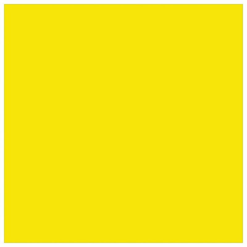 Yellow color sample showing the exact shade produced by the Konica Minolta toner cartridge