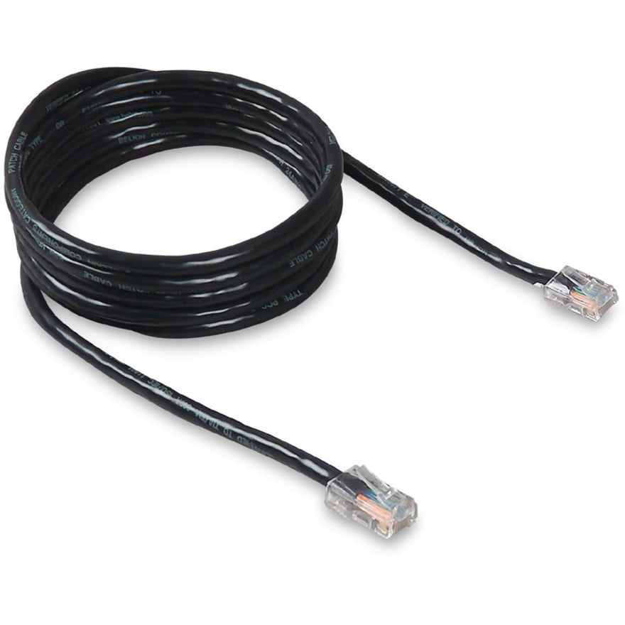 Belkin A3L781-10-BLK Cable de conexión Cat. 5e 10 pies Moldeado Conductor de cobre Negro