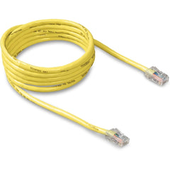 Belkin RJ45 Cat5e Network Patch Cable, 10ft Yellow, Molded Copper Conductor, PowerSum Tested, M/M Connectors, Perfect for 10/100Base-T Networks - A3L781-10-YLW (Lifetime Warranty)