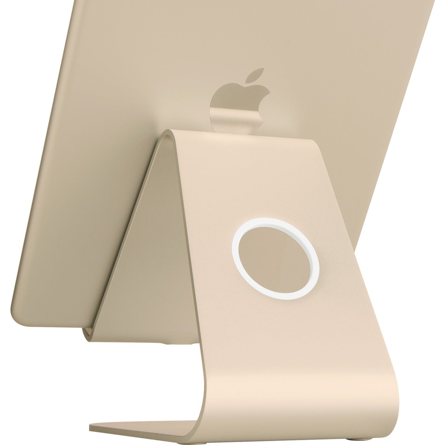 Rain Design 10051 mStand tablet stand- Gold, Ergonomic Cable Management