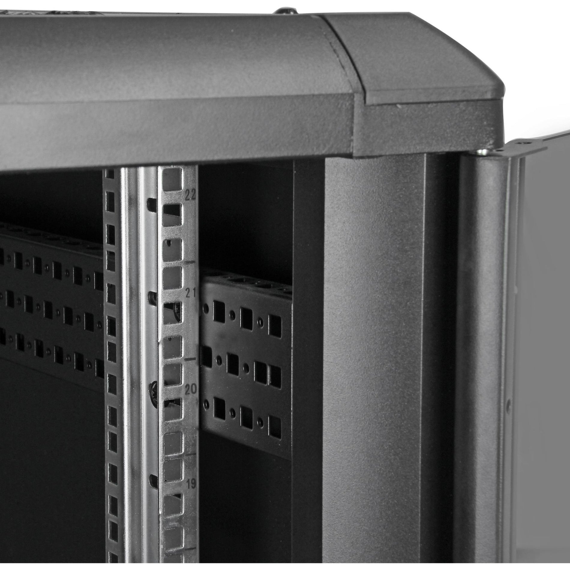 StarTech.com RK2236BKF DURARAK 22U 36in Knock-Down Gabinete de bastidor de servidor con ruedas Fácil montaje Puerta de vidrio