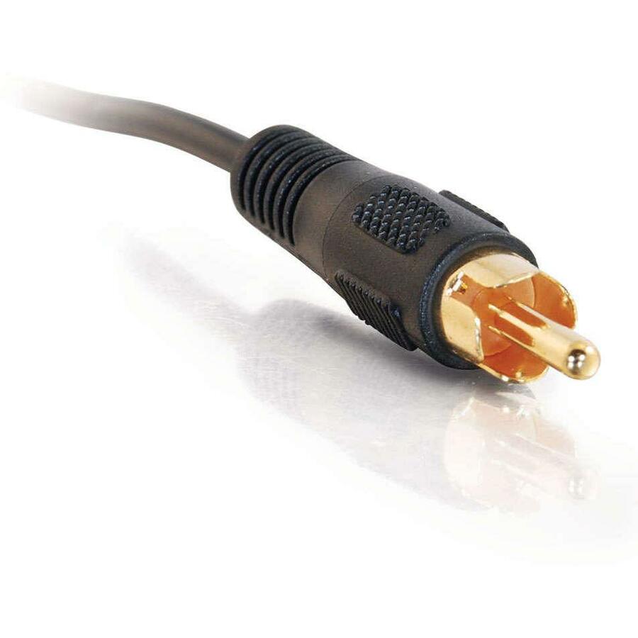 C2G 03167 Value Series Mono Audio Cable, 6ft, Molded, Copper Conductor, RoHS Certified