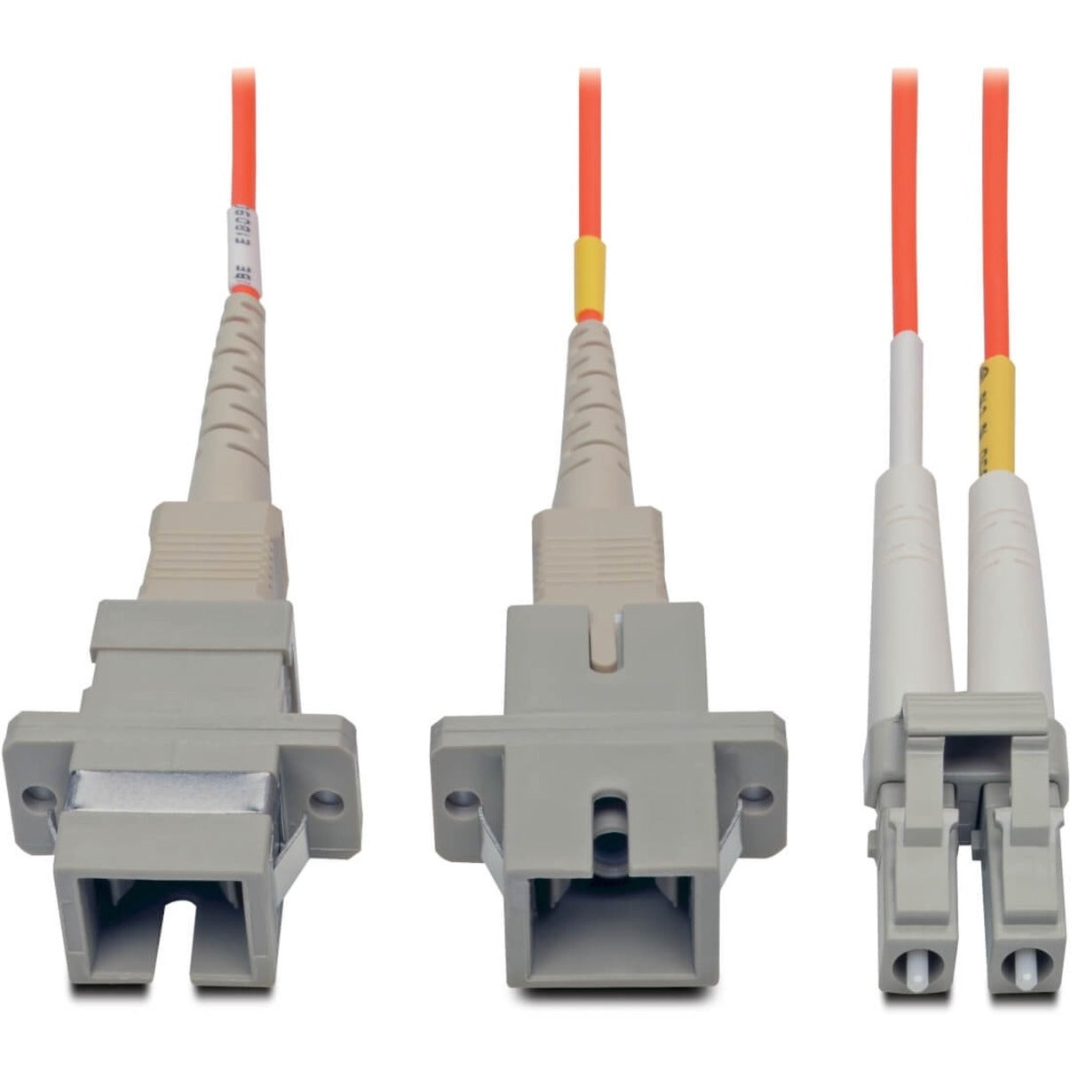 Adaptador de cable de fibra óptica Tripp Lite N458-001-62 1 pie multimodo LC/SC macho a hembra