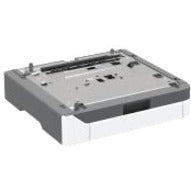 Lexmark 550-Sheet paper tray in light gray color showing drawer extension mechanism and paper guides