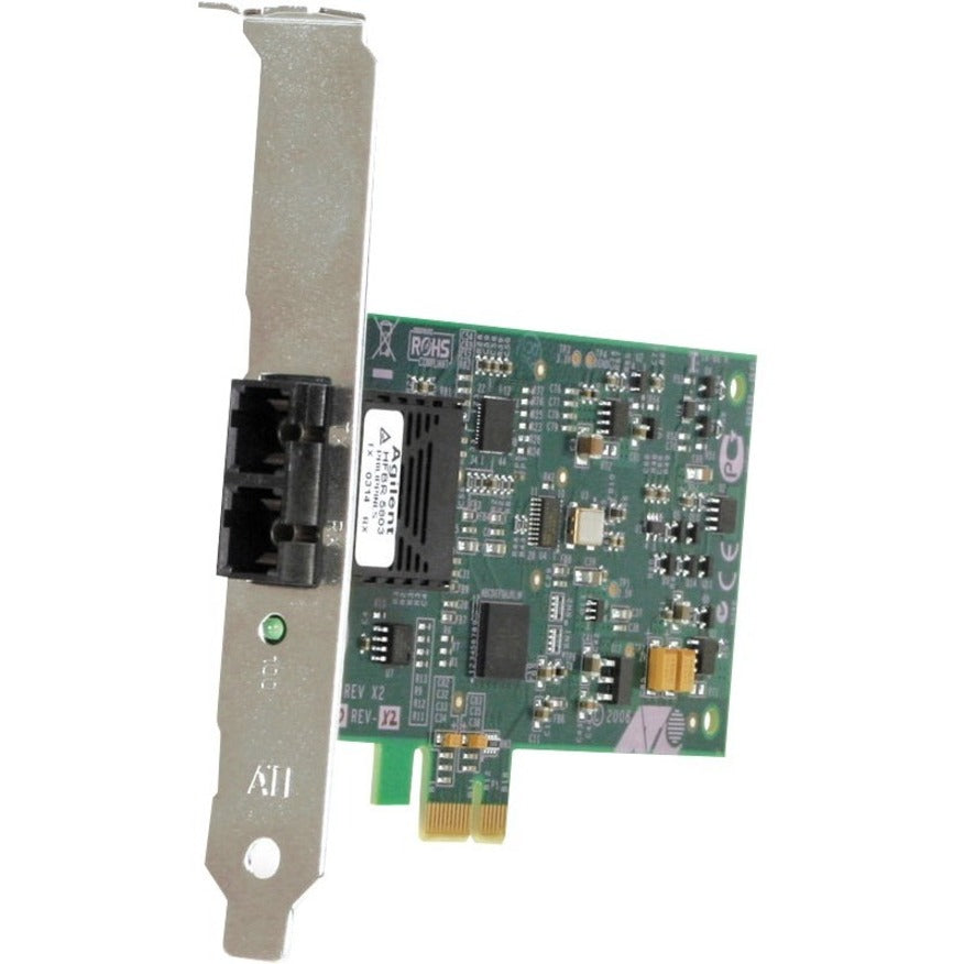 Allied Telesis AT-2711FX Fast Ethernet Fiber Network Interface Card with PCIe interface and ST fiber port-alternate-image1