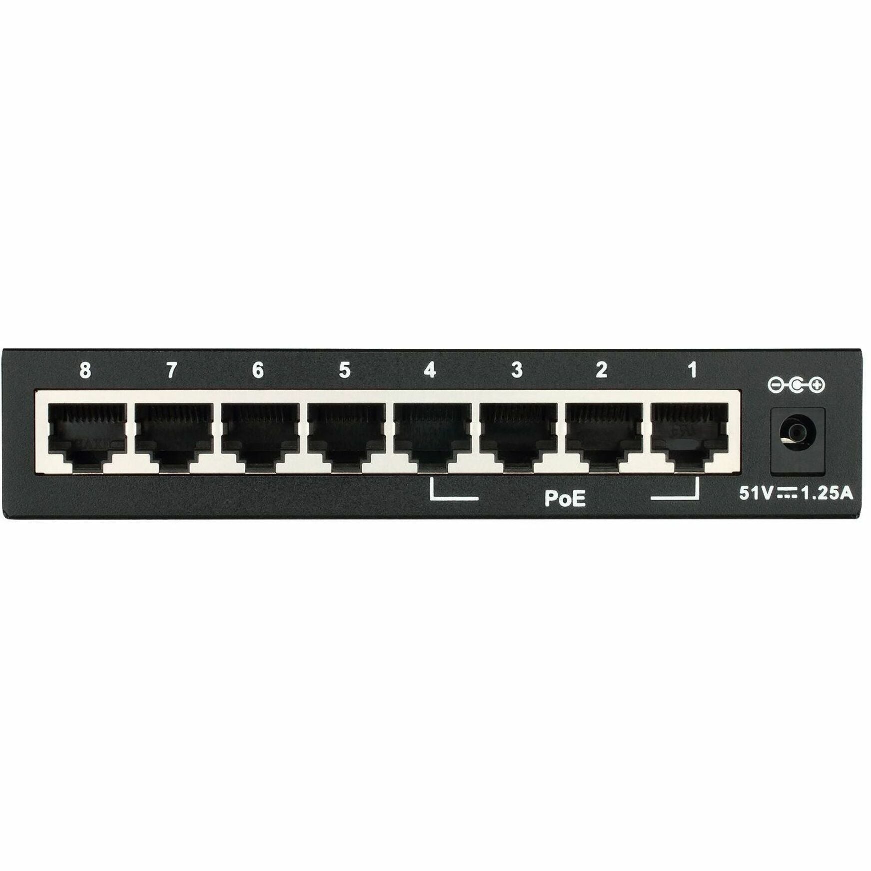 D-Link DES-1008PA 8-Port Fast Ethernet PoE Unmanaged Desktop Switch