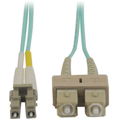 Tripp Lite N816-01M Fiber Optic Duplex Patch Kabel 10GB 3ft Aqua Blau