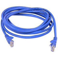 Belkin A3L791B14-BLU-S Kabel Patuh Cat. 5e 14 ft Dibentuk Tidak Terjebak Tembaga Biru