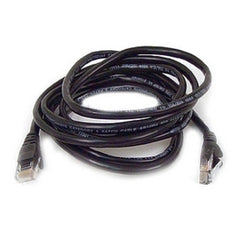 Belkin A3L791B25-BLK-S Cat. 5e Patch Cable 25 ft Snagless Molded PowerSum Tested  Zwart 25 voet Snagless Gevormd PowerSum Getest