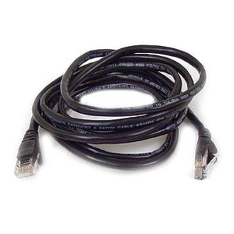 Belkin A3L791B25-BLK-S Cat. 5e Patch Cable, 25 ft, Snagless, Molded, PowerSum Tested