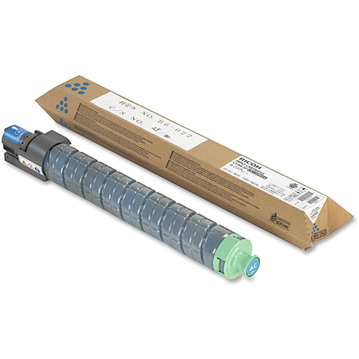 Ricoh Type SP C811DNHA Original High Yield Cyan Toner Cartridge, 15000 Pages, Laser Print Technology, Compatible with SPC811DN/DL Printers - 820024 (1 Year Warranty)