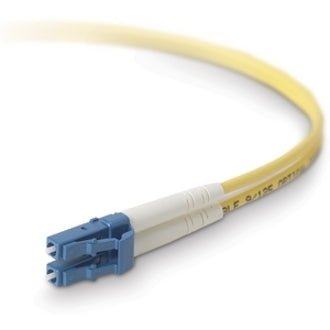 Belkin F2F802LL-03M Fiber Optic Duplex Patch Cable, 9.84 ft, Single-mode, Yellow