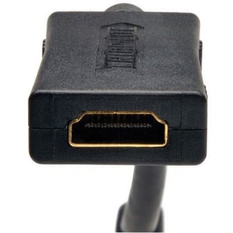 Close-up of HDMI port on PDU monitoring interface