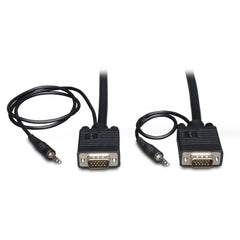 Tripp Lite P504-010 Cable VGA/SVGA y Audio Estéreo 10 pies Extiende Señales de Video y Audio