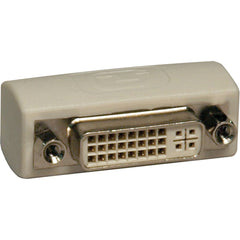 Tripp Lite P162-000 DVI-I/F to DVI-I/F Compact Gender Changer Low Profile Ivory  Tripp Lite P162-000 DVI-I / F a DVI-I / F Adattatore di genere Compatto Profilo basso Avorio