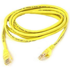 Belkin Cat6 UTP Network Patch Cable, 100ft Yellow, Snagless Molded RJ-45 M/M Connectors, Copper Conductor, Strain Relief (Lifetime Warranty)