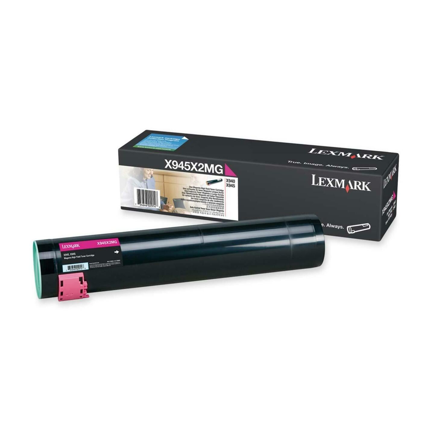 Lexmark X945X2MG X945X2CG/KG/MG/YG Toner Cartridge, High Yield, Magenta, 22000 Pages