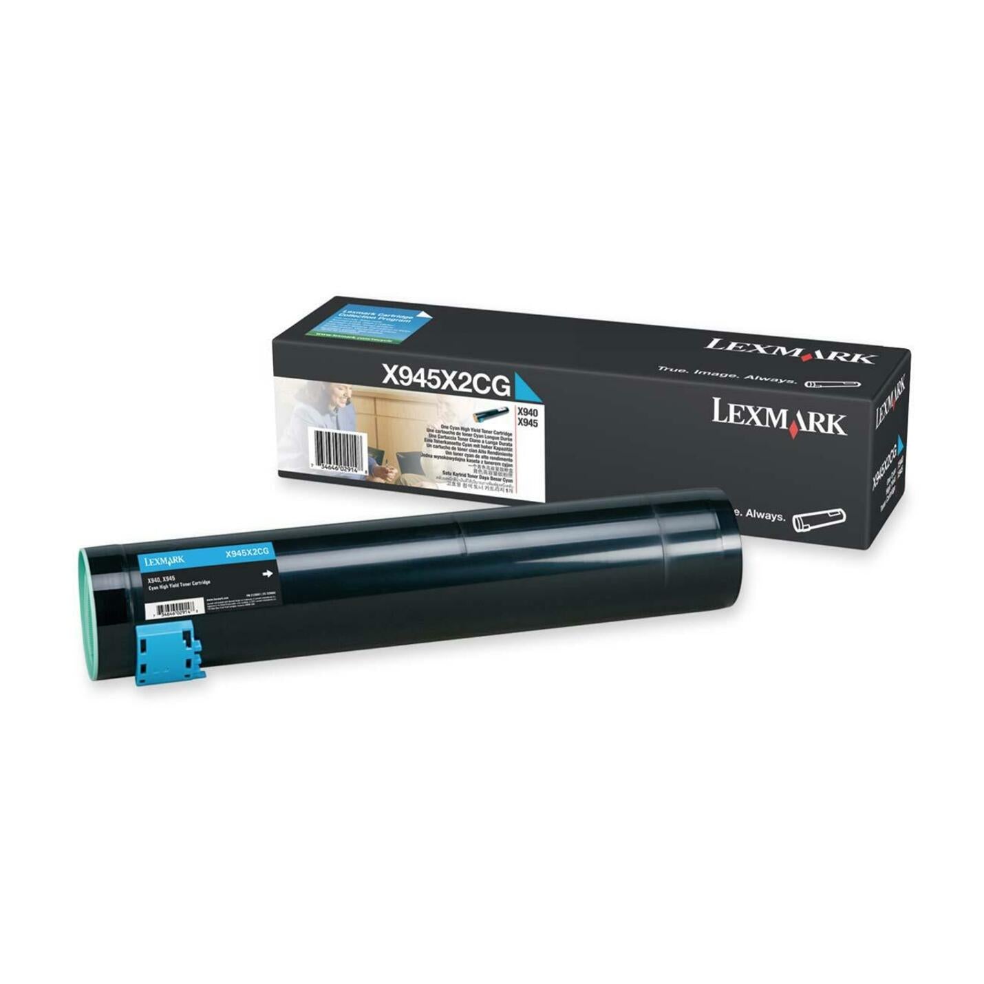 Lexmark X945X2CG Toner Cartridge, High Yield, Cyan, 22000 Page Yield