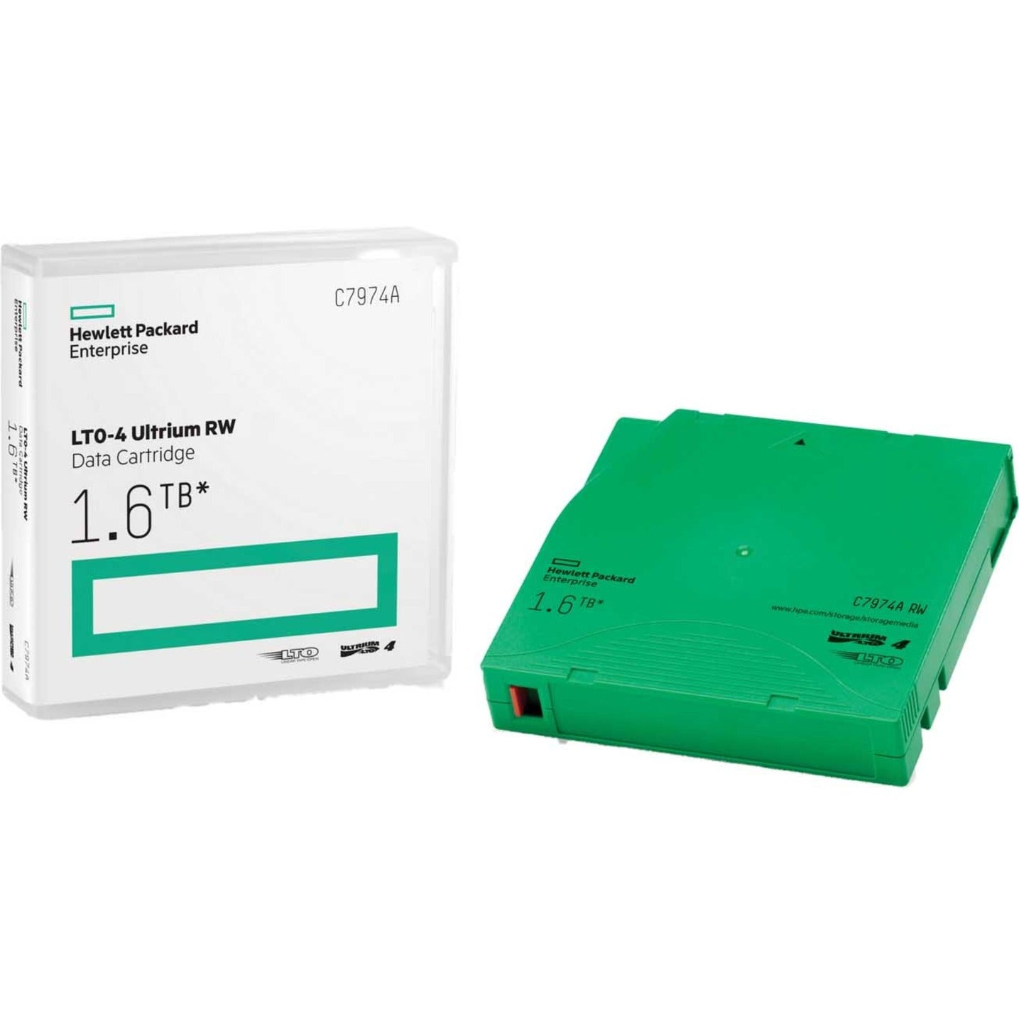 HPE C7974A LTO4 Ultrium 1.6TB Data Cartridge, Rewritable