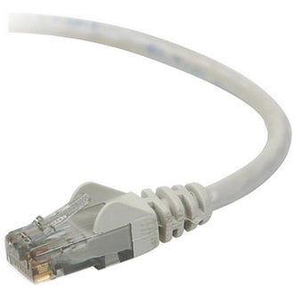 Belkin A3L980-01-S RJ45 Category 6 Snagless Patch Cable, 1 ft, Molded, Gray