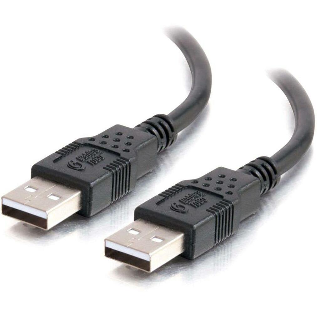 C2G 28105 3.3ft USB A 数据传输电缆 - USB A 到 USB A，黑色，数据传输电缆 C2G 乐歌珀 数据传输电缆