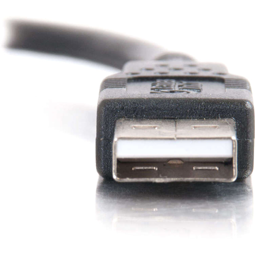 C2G 28105 3.3ft USB A 数据传输电缆 - USB A 到 USB A，黑色，数据传输电缆 C2G 乐歌珀 数据传输电缆