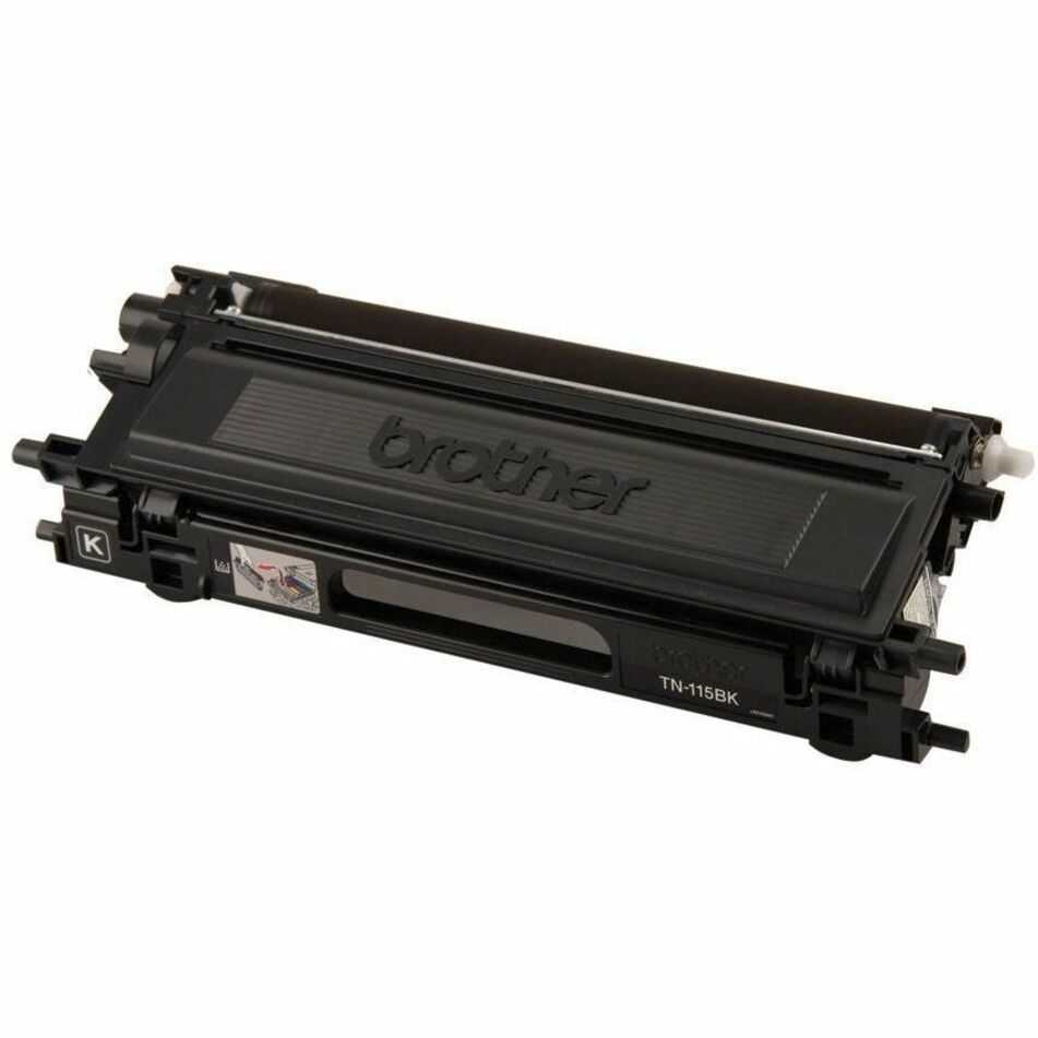 Brother TN115BK High-yield Toner Cartridge, 5000 Page Yield, Black