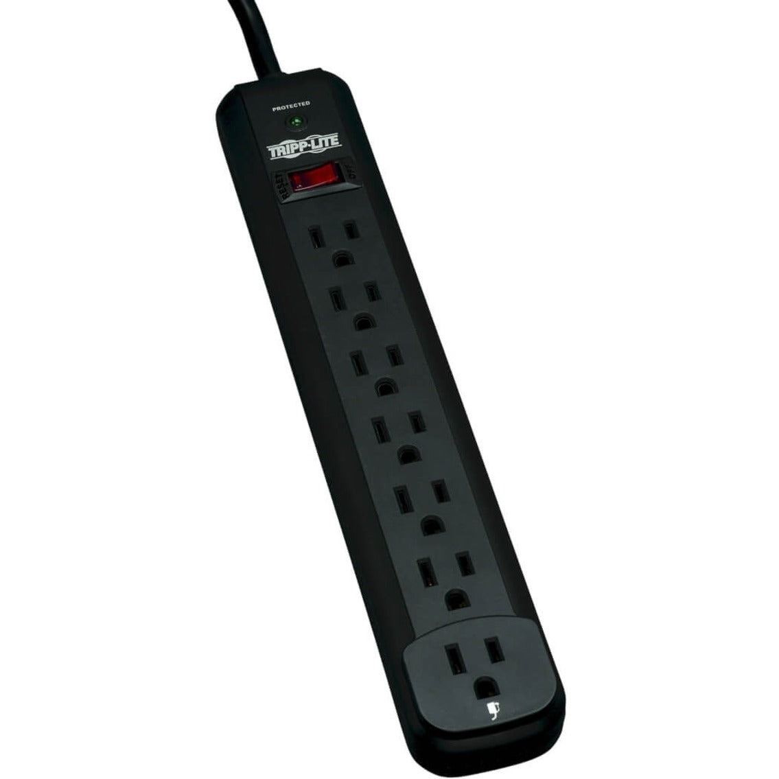 Tripp Lite TLP712B Protect It! 7-Outlet Surge Suppressor, 12' Cord, Black