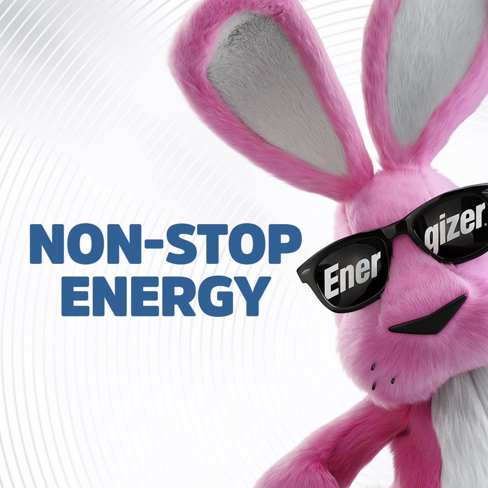 Energizer bunny mascot wearing sunglasses with 'NON-STOP ENERGY' text-alternate-image3