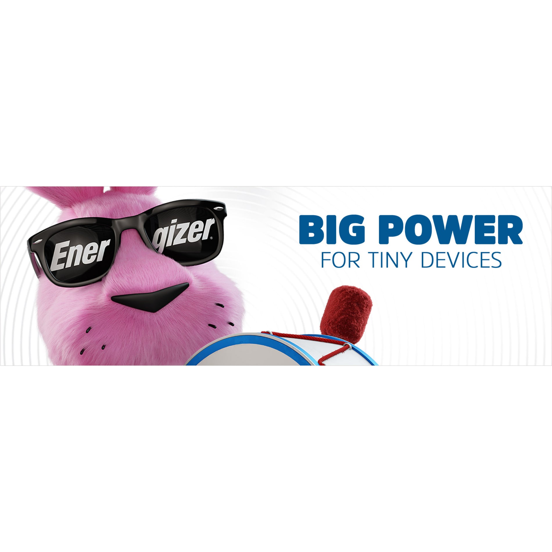 Close-up of Energizer bunny with 'BIG POWER FOR TINY DEVICES' text-alternate-image11