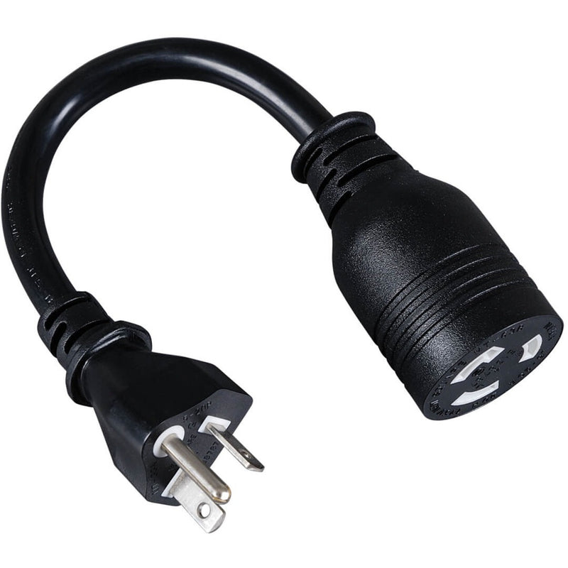 Tripp Lite P044-06I power adapter cable showing NEMA 5-20P plug and L5-20R locking receptacle connections