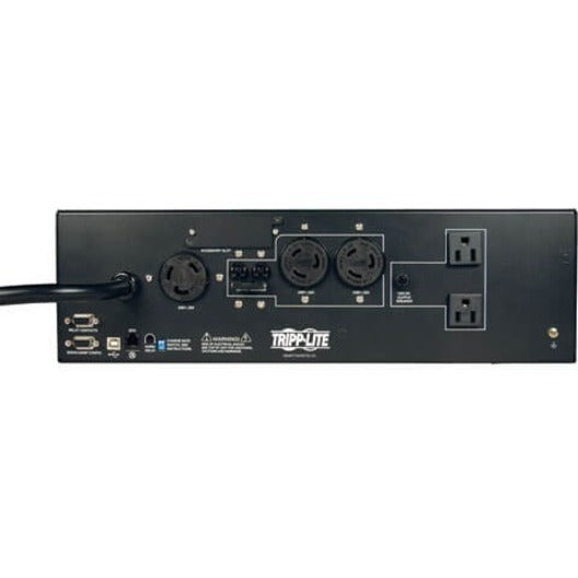 Rear panel view of UPS showing multiple connection ports and outlets-alternate-image4