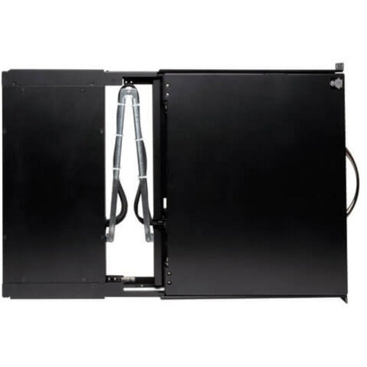 Top view of Tripp Lite rackmount console rail system