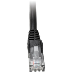 Tripp Lite Cat6 Gigabit Network Cable, Snagless Molded Patch Cable, RJ45 M/M, Copper, Black, 2ft - N201-002-BK (Lifetime Warranty)