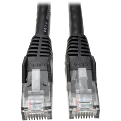 Tripp Lite N201-001-BK Gigabit Cat.6 UTP Patch Network Cable 1 ft Black  Tripp Lite N201-001-BK Gigabit Cat.6 UTP Patch Rete Cavo 1 ft Nero