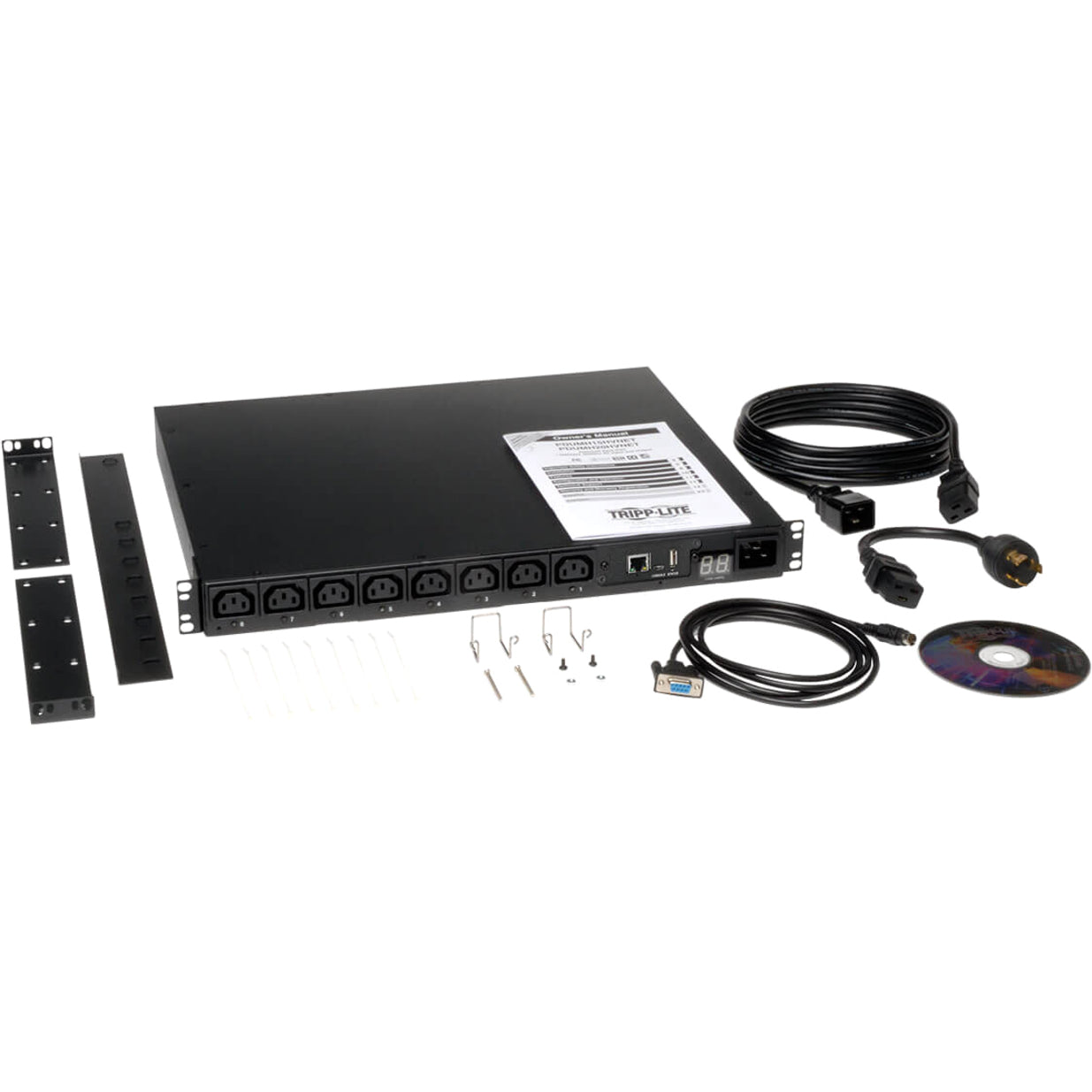 Complete PDU package with mounting hardware, cables, and accessories-alternate-image4