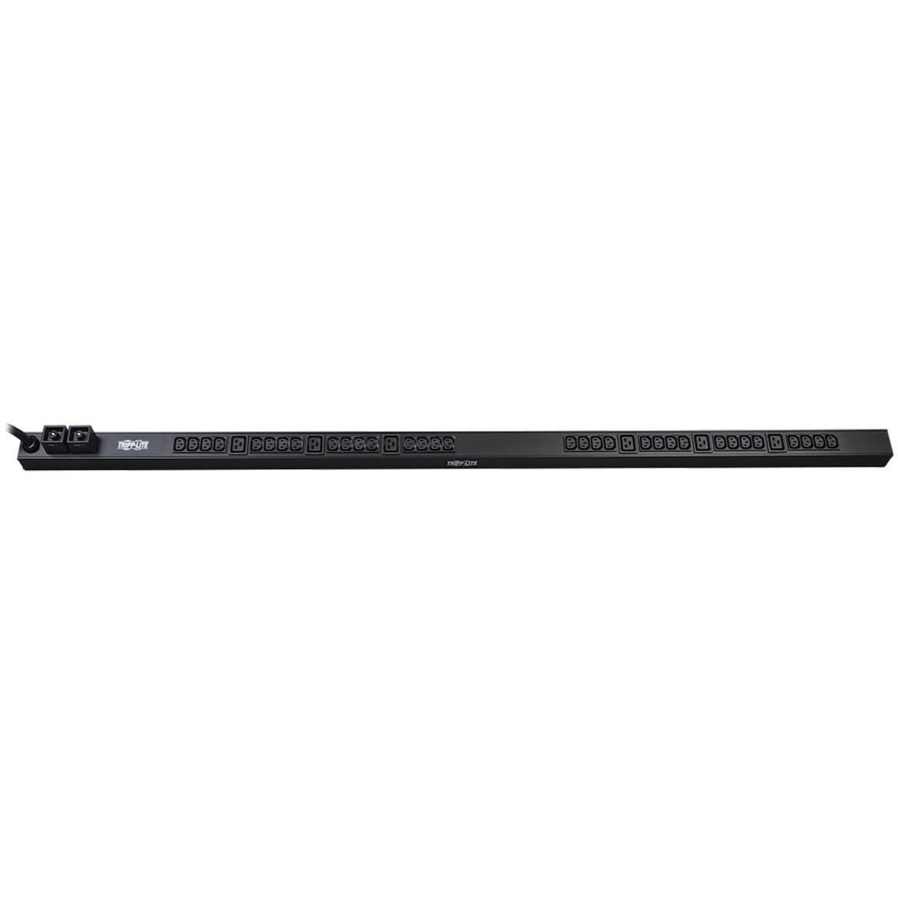 Horizontal view of Tripp Lite PDU showing full length and outlet arrangement-alternate-image2