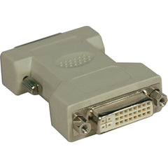 Tripp Lite P118-000 Dual Link DVI-D Male to DVI-I Female Adapter Molded Gold-Plated Connectors  Tripp Lite P118-000 Dobbelt Link DVI-D Han til DVI-I Hun Adapter Formstøbt Forgyldte Stik