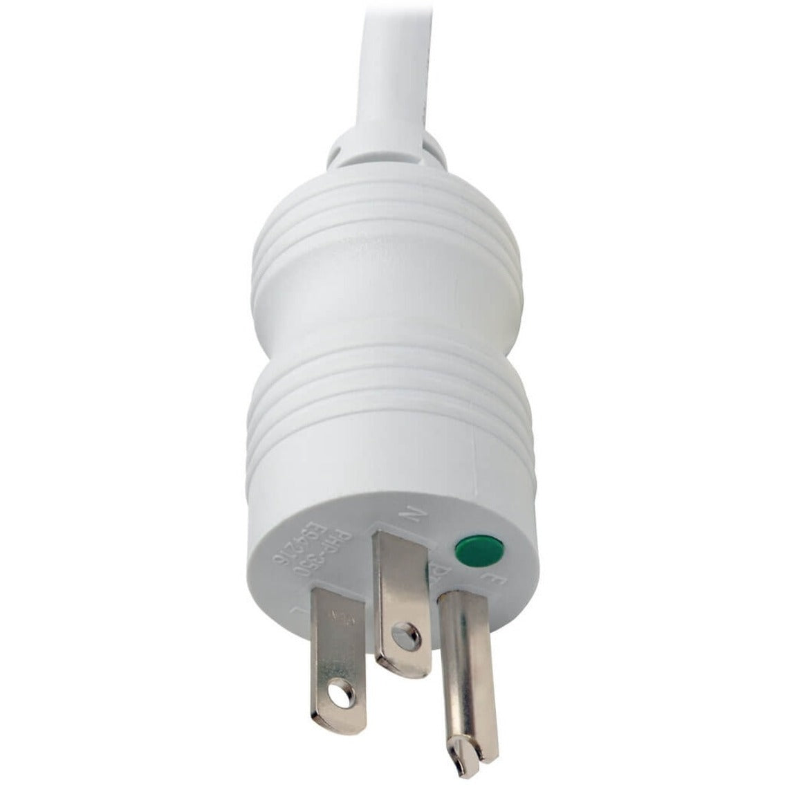 Close-up of hospital-grade power plug with ground indicator-alternate-image4