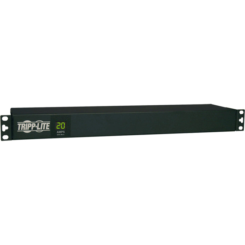 Side angle view of Tripp Lite PDUMH20 PDU showing slim profile design