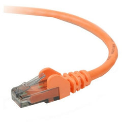 Belkin A3L980-06-ORG-S Cat.6 Patch Cable 6 ft Snagless Copper Conductor Orange Belkin A3L980-06-ORG-S Cavo di patch Cat.6 6 ft Senza inceppamenti Conduttore in rame Arancione