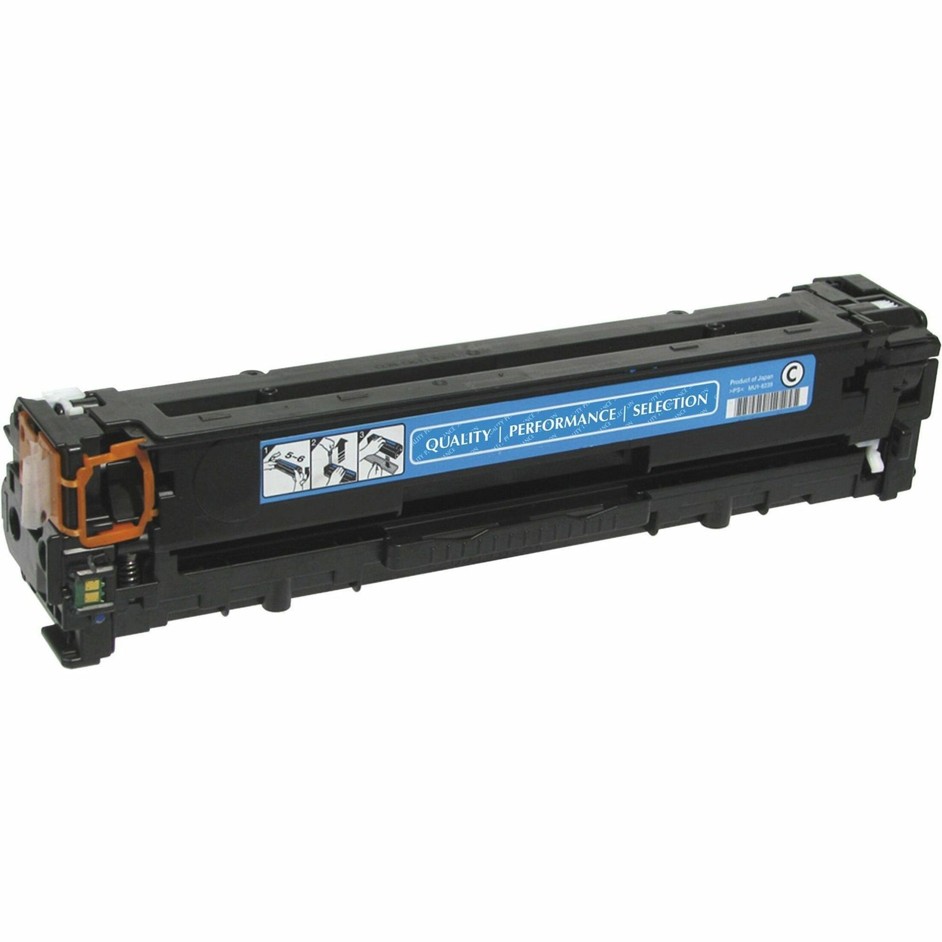 HP CB541A 125A Cyan Toner Cartridge, 1400 Page Yield