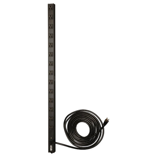 Tripp Lite PDUV15 PDU with extended 15-foot power cord displayed