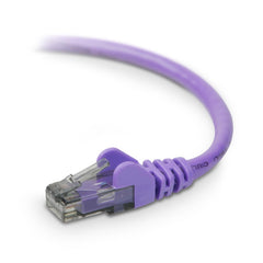 Belkin Cat6 High Performance Network Cable, 14ft Purple UTP Patch Cable, Snagless Molded RJ-45 M/M, Improves Return Loss by 40%, Gigabit Ethernet Compatible - A3L980-14-PUR-S (Lifetime Warranty)