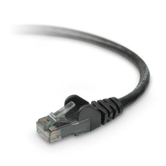 Belkin: Belkin A3L980-06-BLK-S: A3L980-06-BLK-S High Performance: Ad alte prestazioni Cat. 6 Patch Cable: Cavo patch Cat. 6 6 ft: 6 piedi Snagless: Senza agganci Molded: Stampato Copper Conductor: Condotto in rame