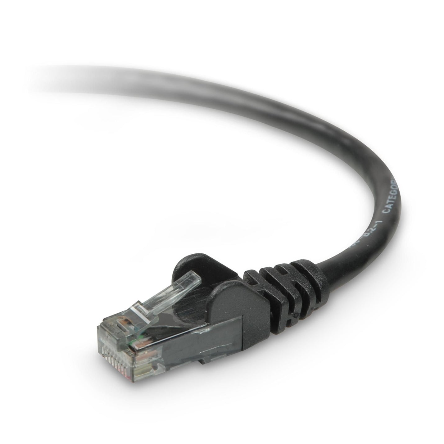 Belkin A3L980-06-BLK-S High Performance Cat. 6 Patch Cable, 6 ft, Snagless, Molded, Copper Conductor