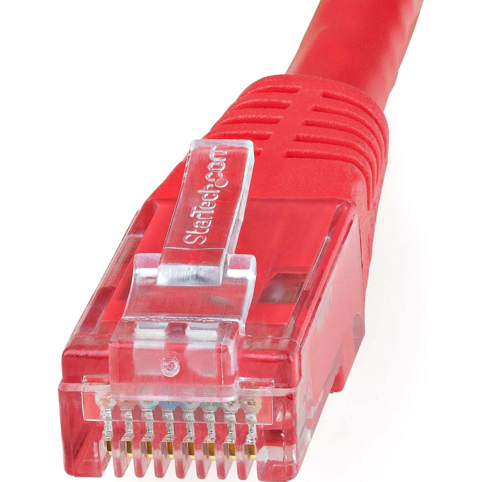 StarTech.com C6PATCH7RD 7ft Red Cat6 UTP Patch Cable ETL Verified, Bend Resistant, Stranded, PoE++, Fray Resistant, Rust Resistant, Damage Resistant, Corrosion Resistant, Molded, PoE, Strain Relief